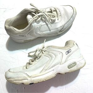Reebok Hexalite Y2K Sneaker Dad Shoes Women’s 7.5 White Leather Chunky Tennis